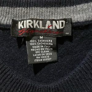 Kirkland Mens Medium 100% Cashmere Sweater